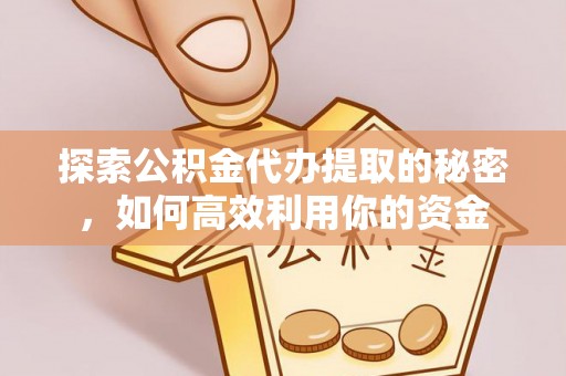 三门峡探索公积金代办提取的秘密，如何高效利用你的资金